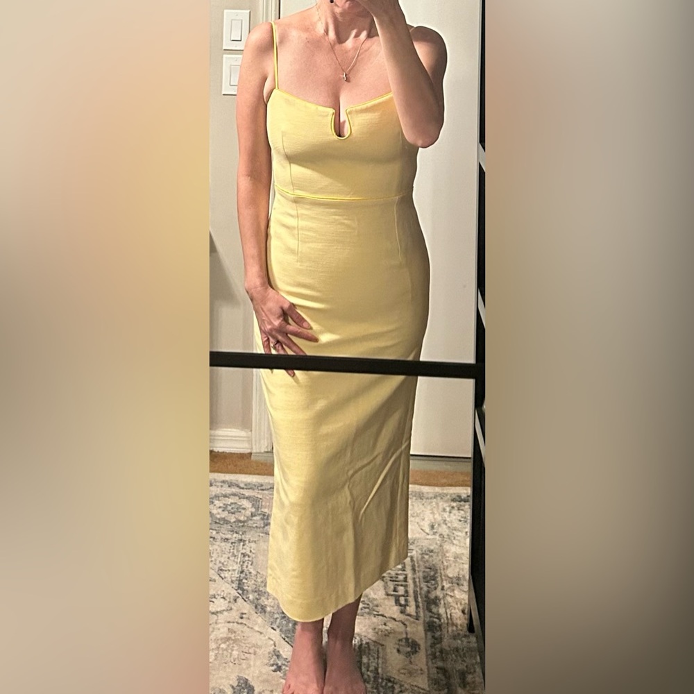 Antonio Melani x M.G. Style Kate Midi Dress with Square Neckline